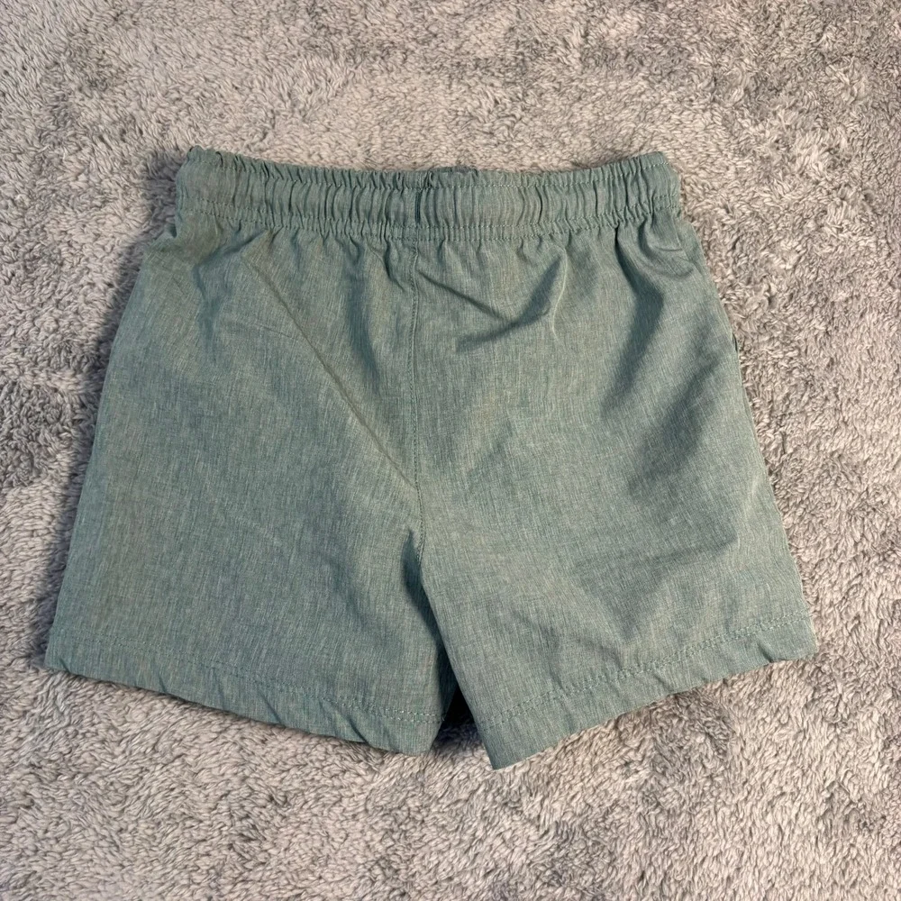 Tommy Bahama Boys Sage Green Heathered Swim Trunks Shorts Size 4T